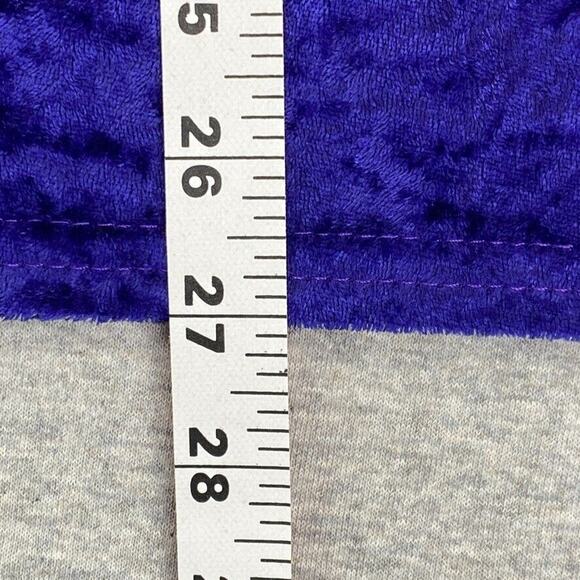 Vintage Granada Pajama Set Womens Medium Purple Crushed Velour Lounge Pants Top - Picture 13 of 16